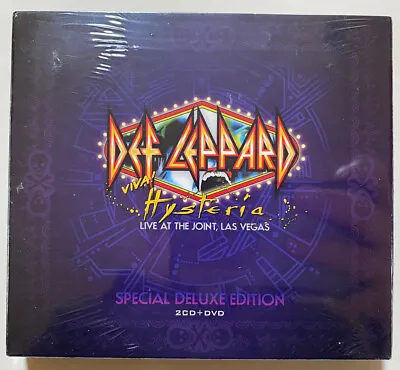 Viva! Hysteria Live At The Joint Las Vegas Box Def Leppard 2CD & DVD 2013 New • $69