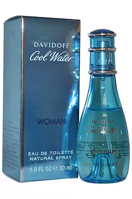 Davidoff Cool Water Woman Eau De Toilette Spray 50ml Womens Fragrance • £19.77