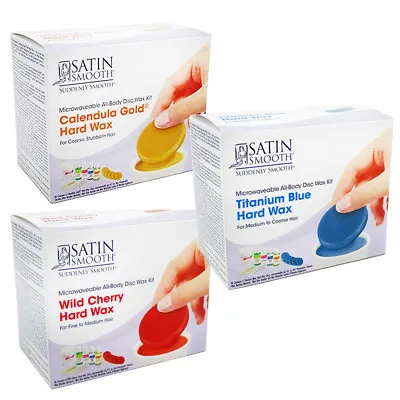 Satin Smooth Microwave All Body Disc Wax Starter Kits • $21.95