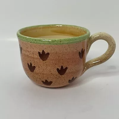 HORCHOW MEDICI Italy Coffee/Tea Cup/Mug Handpainted Stoneware 3” Tall X 4” Wide • $7.89