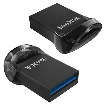 Sandisk Ultra Fit Flash Mini Usb 3.0 3.1 Drive 256gb 128gb 64gb 32gb 16gb Lot  • £6.60