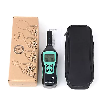 LCD Radiation Dosimeter EMF Meter Electromagnetic Field Detector Geiger Counter • $37.49