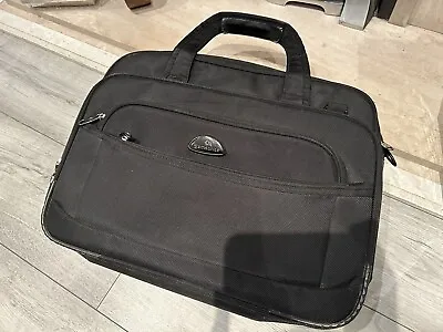 Black Samsonite 13”x17”Expandable Laptop Briefcase/bag - Excellent Condition • £22.99