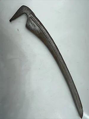 Vintage Antique Scythe Hay Grain Sickle Farm Tool Blade Is 30  Long • $48.60