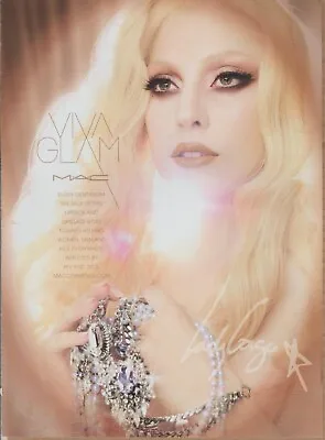 2011 Viva Glam Mac Lipstick - Featuring Pop Singer Lady Gaga - Print Ad Photo • $9.79