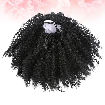 1 Pc Synthetic Puff Wigs Hair Piece Afro Puff Bun Donut Updo Hair Pieces F • £12.25