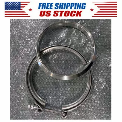 5  Exhaust Downpipe Flange Clamp For Borg Warner S400 S400SXE S475 S480 T6 Turbo • $31.61