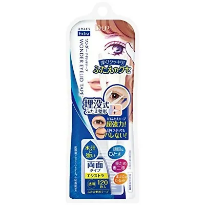 D-up WONDER EYELID TAPE EXTRA 120 Sheets Double Eyelid • $15.48