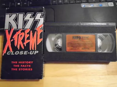 RARE OOP Kiss VHS Video X-Treme Close-Up 1992 Rock Ace Frehley Peter Criss BETH • $7