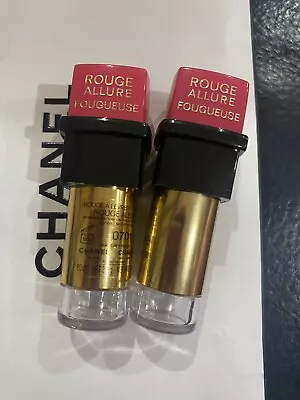 1x Chanel Rouge Allure Lipstick 138 Fougueuse 3.5g New Unused Demo  Damaged Tip • $68.44