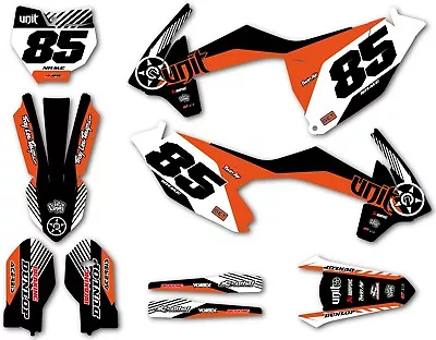 Graphics For KTM 85 SX 2018 2019 2020 2021 2022 2023 Hush Style Sticker Kit • $212.42