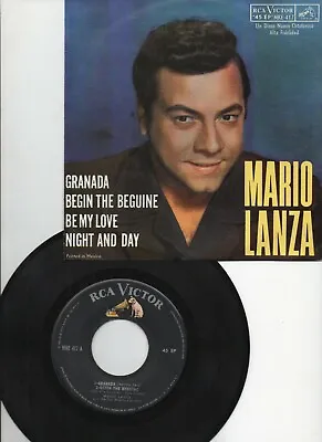 Mario Lanza Granada 7  EP 45rpm Mexican Pressing RCA #MKE-417 Opera Vocals 1962 • $9.99