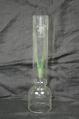 Vintage Griffin Brand Straight Glass Oil Lamp Chimney 48mm Fit/200mm Tall    C97 • £14.99