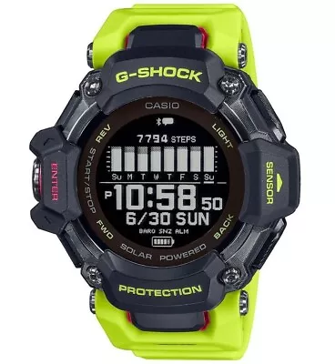 Casio G-Shock G-Squad GPS Bluetooth Solar Powered Men's Watch GBD-H2000-1A9 • $498