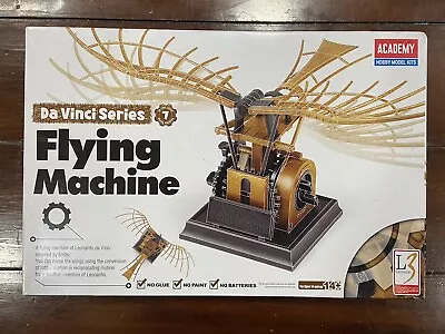 Academy Da Vinci Flying Machine Plastic Model Kit 18146 • $22.99