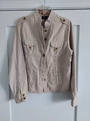 Alc Ladies Khaki Button Front Jacket Size M • $16.99