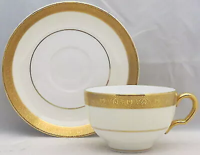 Set Of 5 Minton Buckingham Footed Cup & Saucer Sets • $109.99