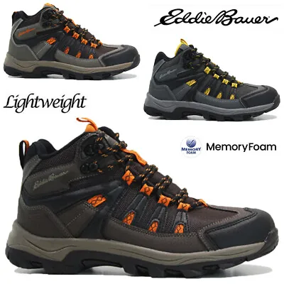Mens Hiking Walking Boots Ankle Hiker Winter Work Trail Trekking Trainers Size • £17.95