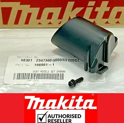 Genuine Makita Dust Nozzle Piece For Circular Saws DHS680 DSS610 DSS611 XSH03 • £10.86
