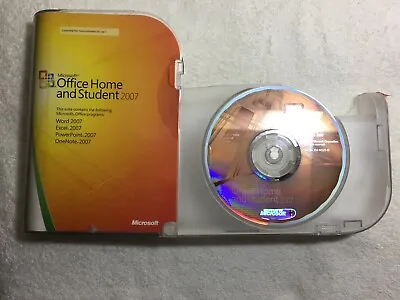 Microsoft Office Home And Student 2007 Software With Genuine Product Key • $18.99