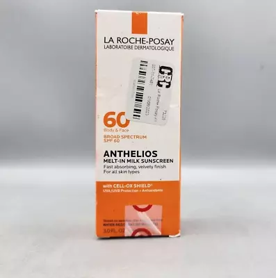 La Roche Posay Anthelios 60 Melt-in Milk Sunscreen 3 OZ NEW- 04/2025 • $19.99