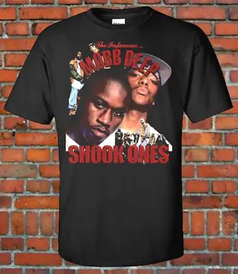 Mobb Deep 90s Style Bootleg Vintage Rap Hip Hop T Shirt Shook Ones Queen Bridge • $17.99