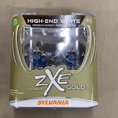 Sylvania SilverStar ZXe GOLD H11 Halogen Lamps Light Bulbs • $33.99