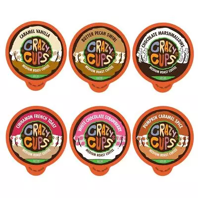 Crazy Cups Flavored Decaf Coffee Variety Pack Hot Or Iced Coffee For Keurig ... • $26.53