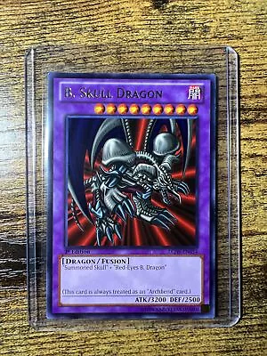 B. Skull Dragon RARE Yugioh LCJW-EN054 1st Edition Black Skull Joey Wheeler - NM • $4.50