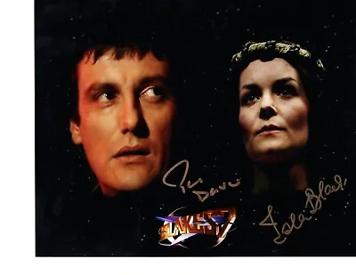 Blakes 7 Paul Darrow & Isla Blair 8 X10  Autograph Photo • £77.10