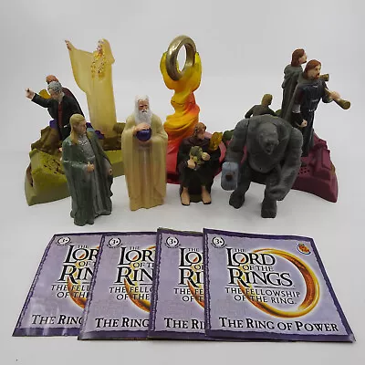 Lord Of The Rings Burger King Ring Power 10 Figures 6 Bases Incomplete See Video • £11.58