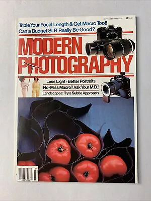 Modern Photograpghy Magazine September 1985 / Vintage Camera & Photo • $12.06