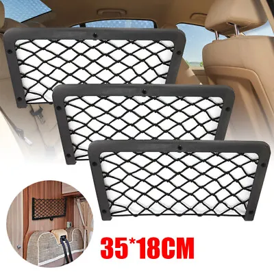 3 Pack Large Storage Net Pocket Camper Van Caravan Organizer Holder For RV Boat • $22.90