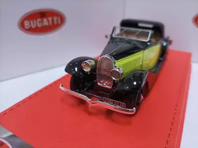 XEROX 1/43 Bugatti T57 Stelvio 1934 Black Yellow • $180