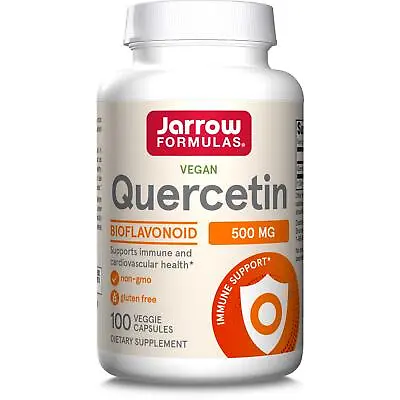 £34.25 • Buy Jarrow Formulas Quercetin 500mg 100 Veggie Capsules, Cardiovascular Health