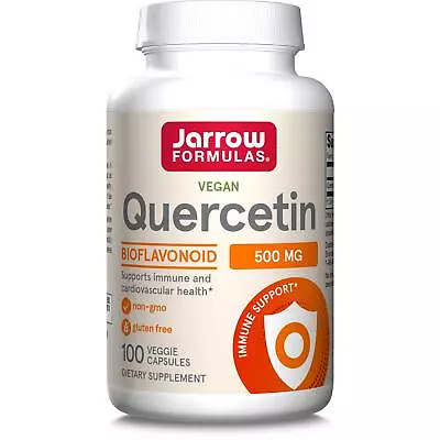 £34.25 • Buy Jarrow Formulas Quercetin 500mg 100 Veggie Capsules, Cardiovascular Health