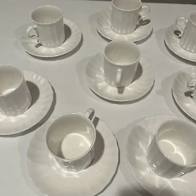 Mikasa Maxima Yardley Coffee Cups And Saucers Set Of 8 • $44.90