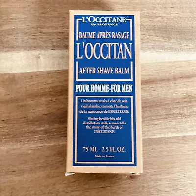 NEW L'Occitane En Provence L'OCCITAN Men's After Shave Balm - 2.5 Oz. / 75mL • $28.50