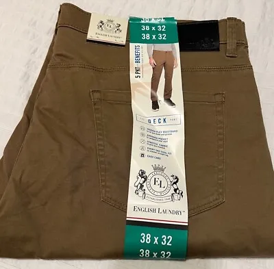 Work Pants. Original Waterproof Vintage Men’s  Tech Pants Tan 38x30 NWT • $25
