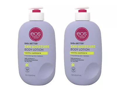 2 Pack Of EOS Shea Better Body Lotion Vanilla Cashmere 16 Ounce • $25.96