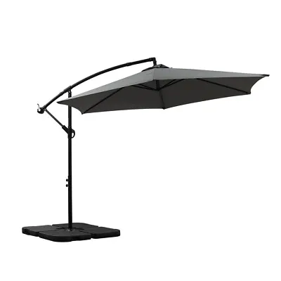 $115.99 • Buy Mountview Outdoor Umbrella Cantilever Umbrellas Base Stand Garden Patio Beach 3M