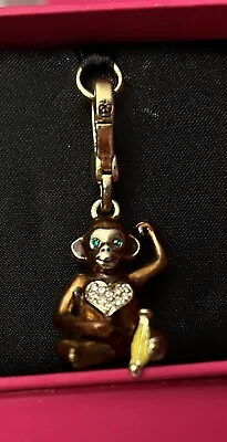 New Juicy Couture Monkey 🙈 Charm 4 Bracelet Or Necklace Box#43 • $49.99