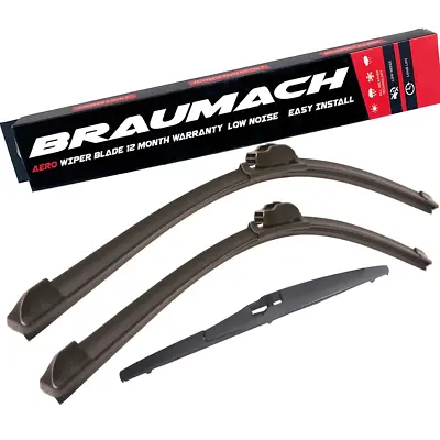 Front Rear Wiper Blades For Jeep Grand Cherokee WK WK2 SUV 3.0 CRD V6 4x4 2011-2 • $59.95