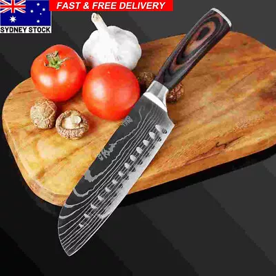 Professional Kitchen Knives Chef Knife Set Steel Chef Cleaver Knife AU • $33.11