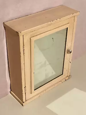 Vintage Steel Medicine Cabinet W/mirror (19 Tall X 16 Wide) • $74.99