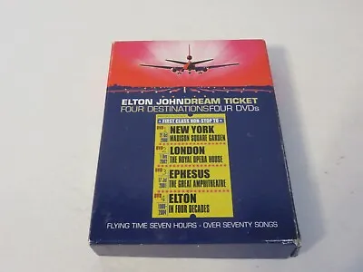 Elton John Dream Ticket 4 Dvd Disc Box Set Greatest Hits Royal Opera House • $2.99