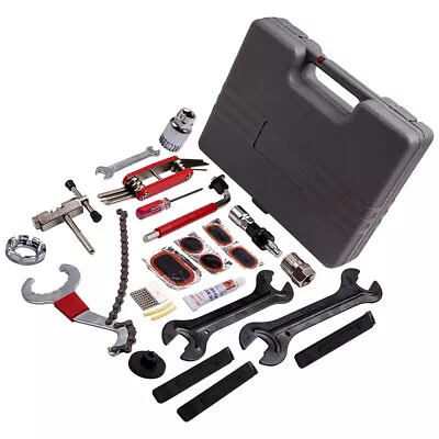 Universal Bicycle Bike Repair Home Mechanic Tire Levers Tool Kit 25Pc • $118.38