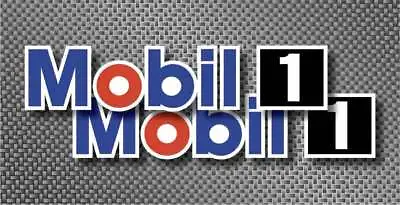 2x Mobil 1 Oil 8  Decal Sticker Logo Pegatina ATV Racing Bike Drag Truck Drift • $7.25