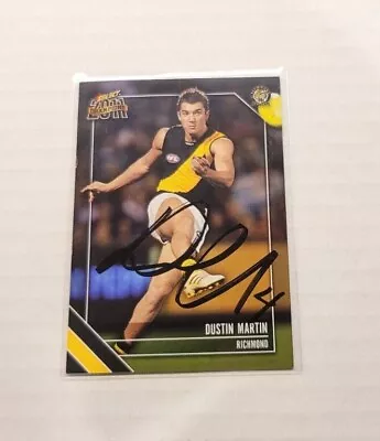 Richmond Tigers - Dustin Martin Signed Afl 2011 Select Card • $99.95