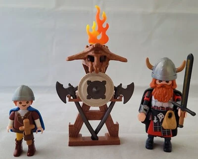 £4.99 • Buy Playmobil 9209 Vikings With Shield - 100% Complete